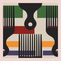 Afro Comb Seamless Pattern Premium Sweatshirt | Teevron