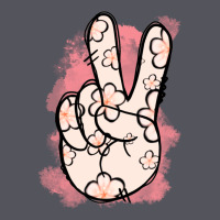 Floral Peace Sign Vintage Hoodie | Teevron