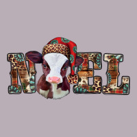 Western Christmas Baby Cow Noel Vintage Tee | Teevron