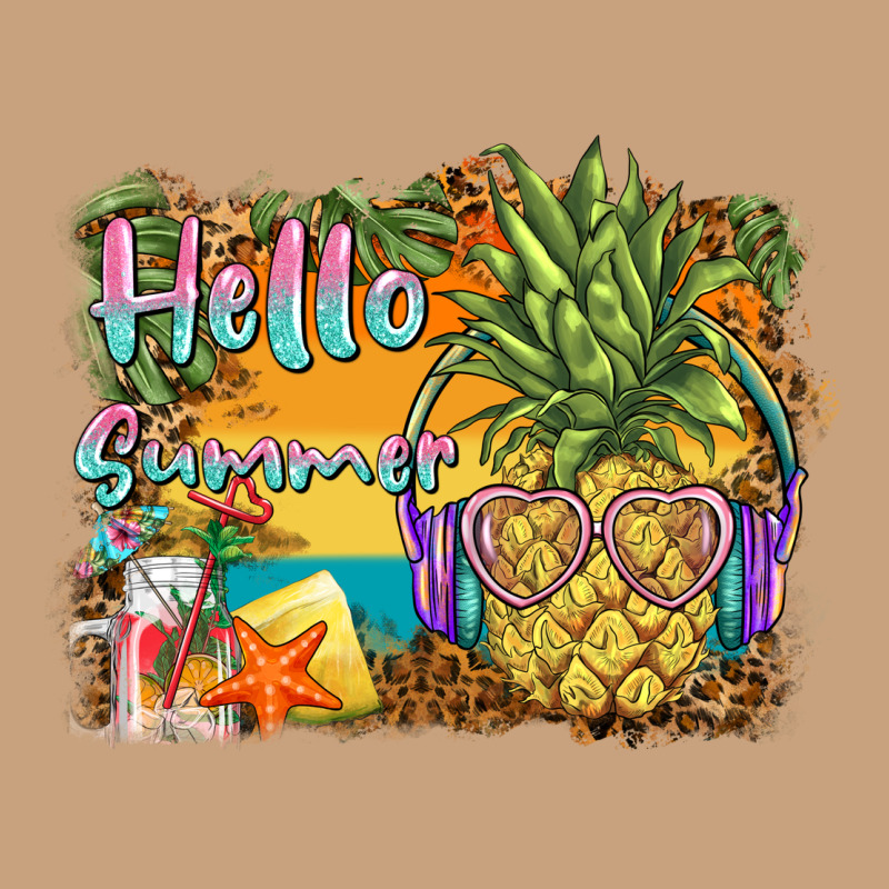 Hello Summer Pineapple Vintage Tee by BarkalooDesign | Teevron