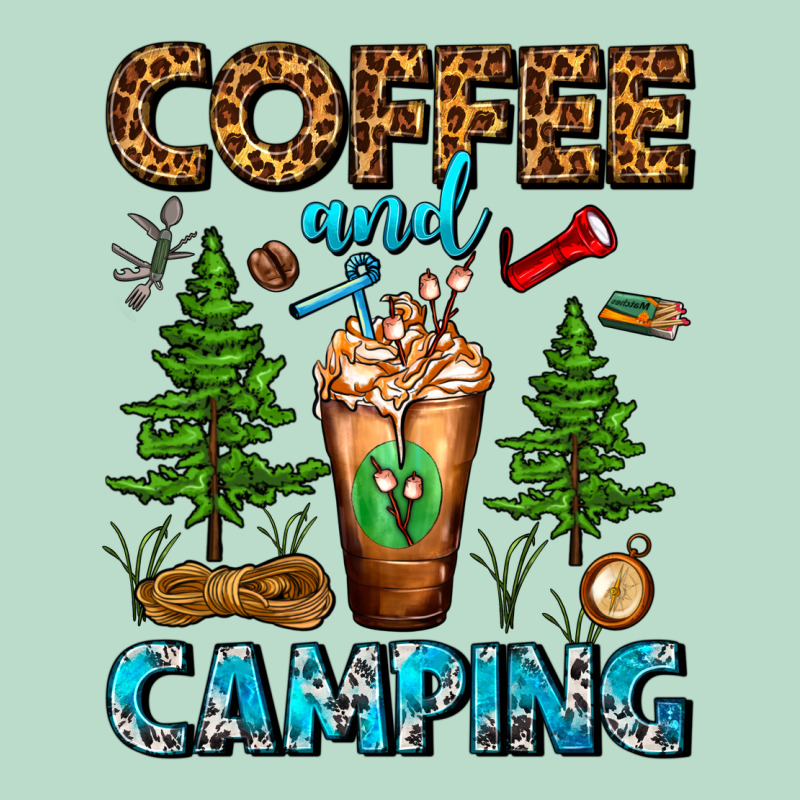 Coffee And Camping Frappe Premium Hoodie by FaDigitalArtStudio | Teevron