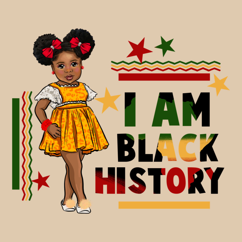 I Am Black History Black Girl Peekaboo Juneteenth Heavyweight Sweatshirt by CowGirlArtShop | Teevron