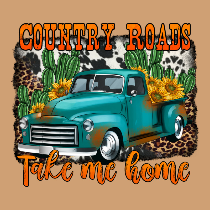 Country Roads Take Me Home Old Western Truck Vintage Tee by Jasminsmagicworld | Teevron