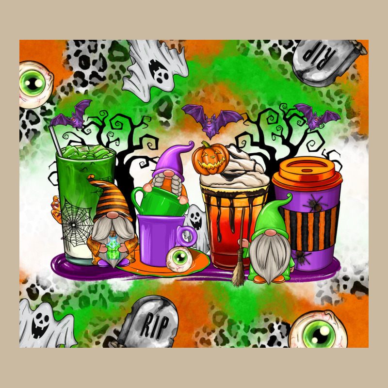 Halloween Coffee Cups Long Sleeve Tee by texasbilliewilder | Teevron