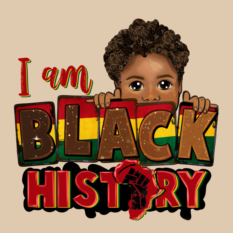 I Am Black History Black Boy Peekaboo Juneteenth Heavyweight Sweatshirt by CowGirlArtShop | Teevron