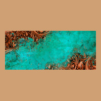 Tooled Leather Turquoise Glitter 11oz Mug Vintage Tee | Teevron