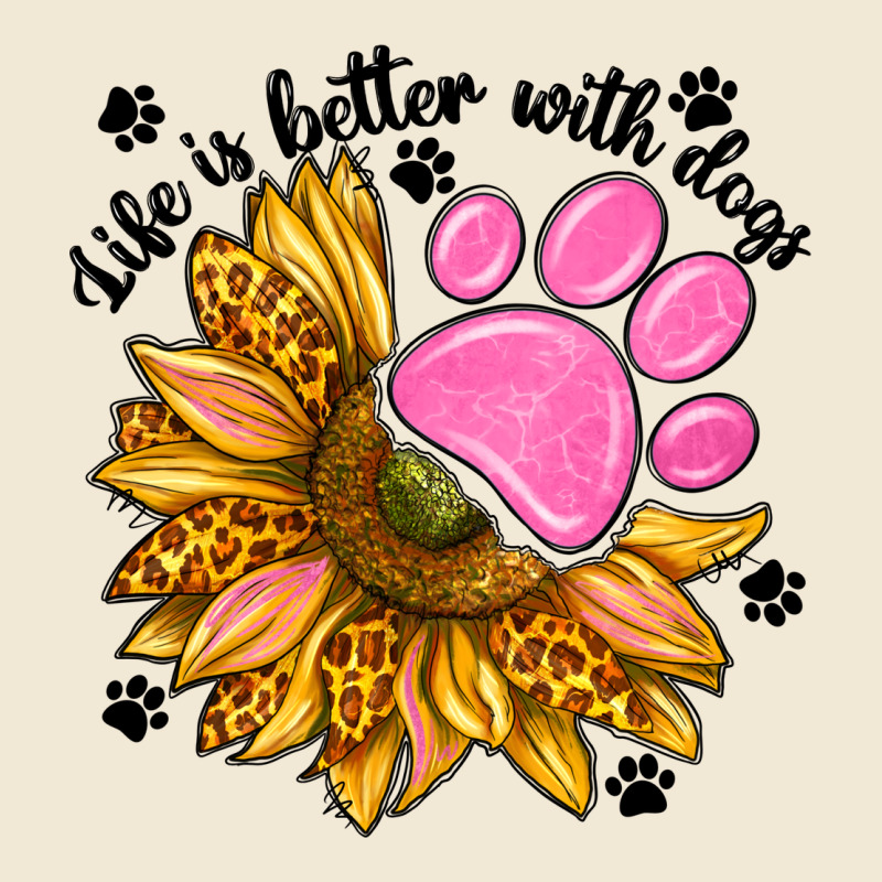 Life Is Better With Dogs Premium Tee by NancyCooperArtShop | Teevron