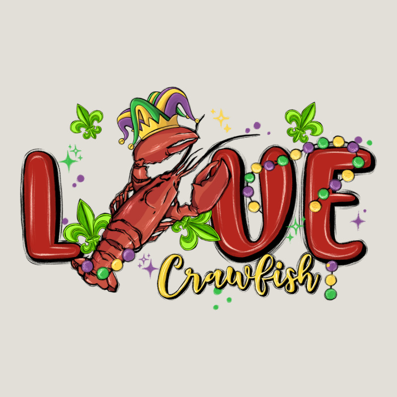 Mardi Gras Love Crawfish Heavy Core Tee by MaliasSmallBusiness | Teevron