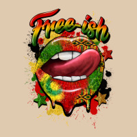 Free Ish Juneteenth Lips Heavyweight Sweatshirt | Teevron