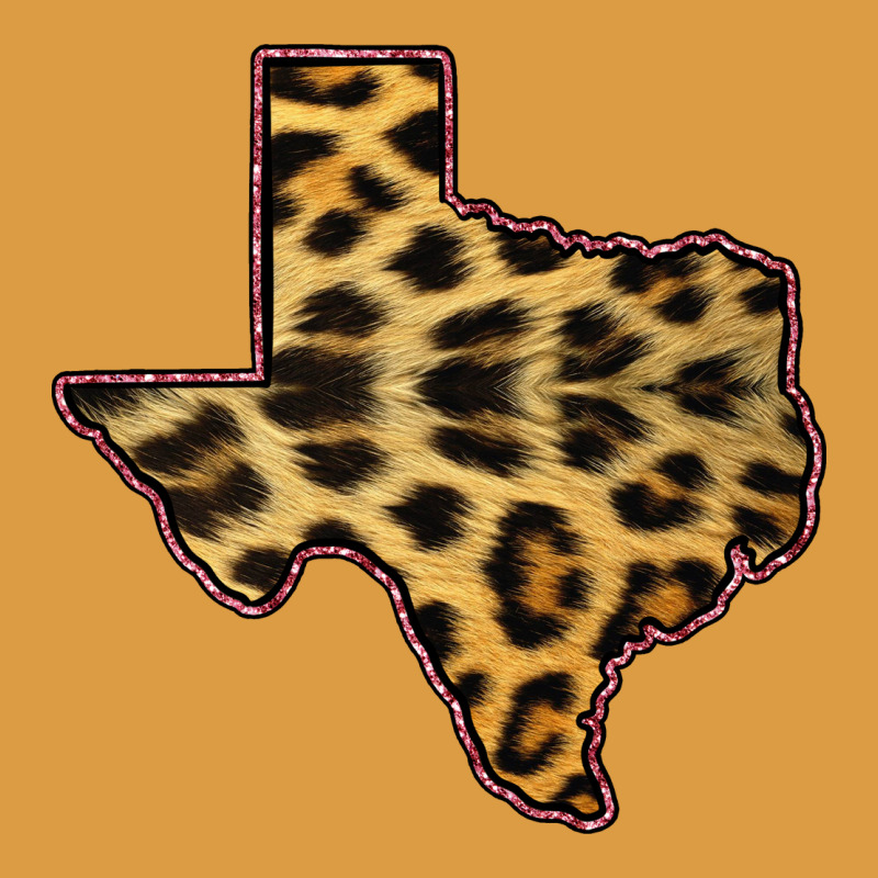 Western Texas Map Leopard Pattern Urban Heavy Tee by Bettercallsaul | Teevron
