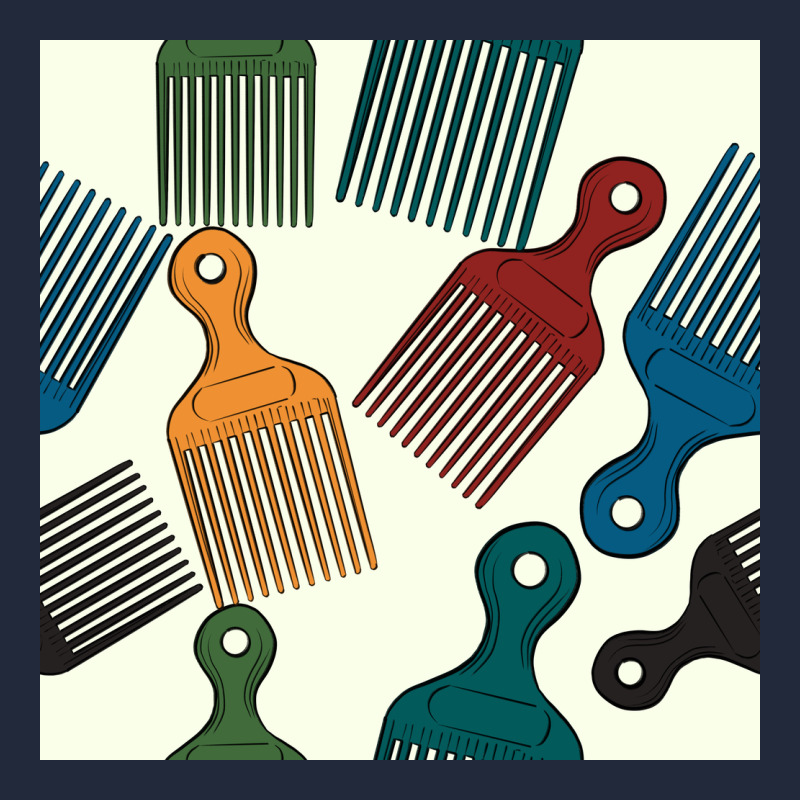 Afro Combs Seamless Patterns Premium Sweatshirt by BundleAndBundleShop | Teevron