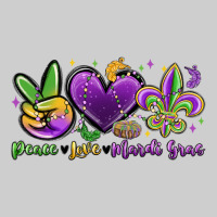 Peace Love Mardi Gras Premium Tee | Teevron