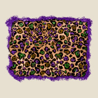 Mardi Gras Leopard Background Urban Heavy Tee | Teevron