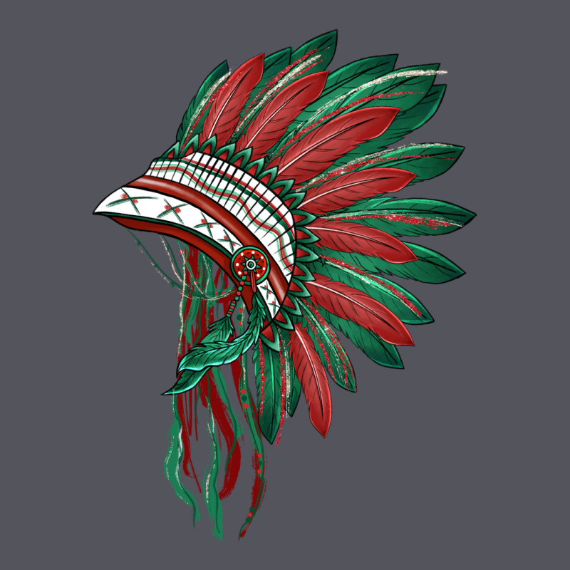 American Flag Indian Headdress Vintage Hoodie by BarkalooDesign | Teevron