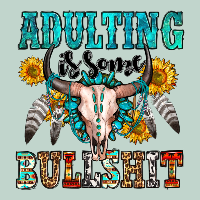 Adulting Is Some Bullshit Zipper Hoodie by OliviaCreatesArt | Teevron