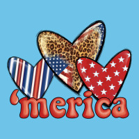 Merica 4th Of July Hearts Premium Sweatshirt | Teevron