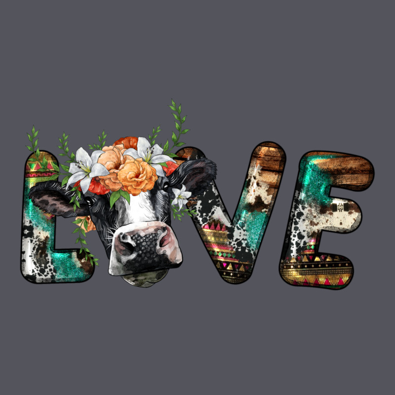 Love With Holstein Cow Vintage Hoodie by BarkalooDesign | Teevron