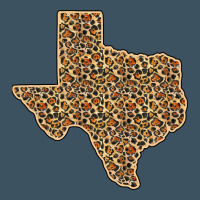 Western Texas Map Leopard Pattern Urban Heavy Tee | Teevron