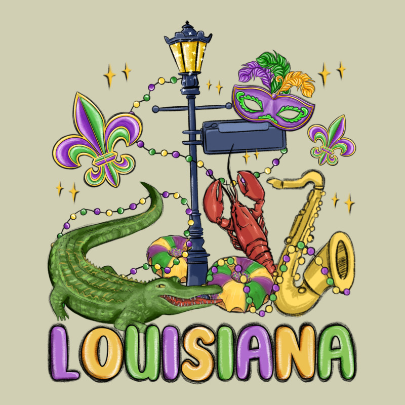 Louisiana Mardi Gras Heavy Core Tee by MaliasSmallBusiness | Teevron