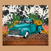 Western Farm Truck Cactus And Sunflowers Vintage Tee | Teevron