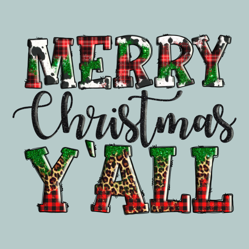 Merry Christmas Y'all Heavy Core Tee by AdoDesignShop | Teevron