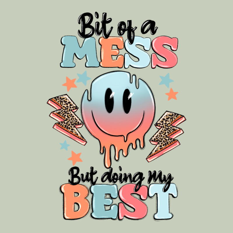Bit Of A Mess But Doing My Best Ladies Tee by MaliasSmallBusiness | Teevron
