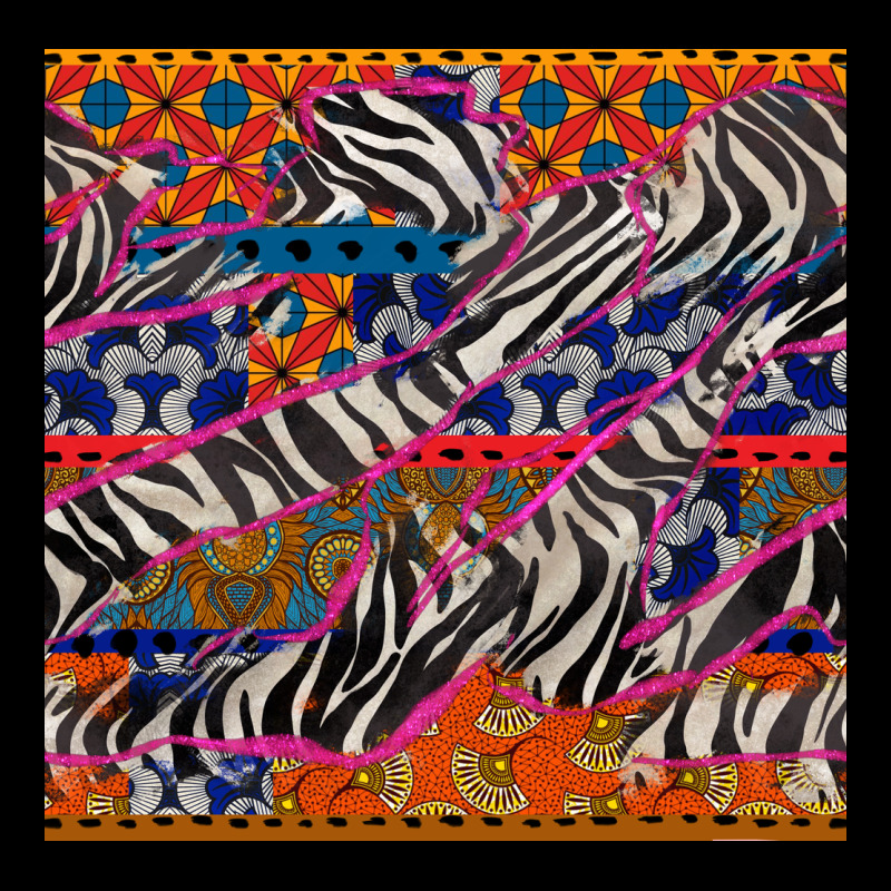 African Ankara Zebra Seamless Pattern Premium Sweatshirt by BundleAndBundleShop | Teevron