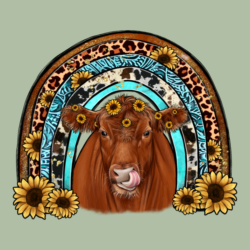 Red Angus Rainbow Urban Heavy Tee by JahusDesignShop | Teevron