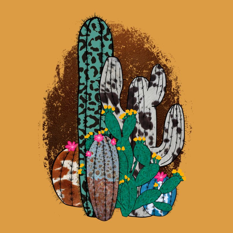 Western Cowhide Cactus Urban Heavy Tee by Bettercallsaul | Teevron