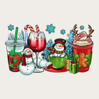 Christmas Snowman Coffee Cups Zipper Hoodie | Teevron