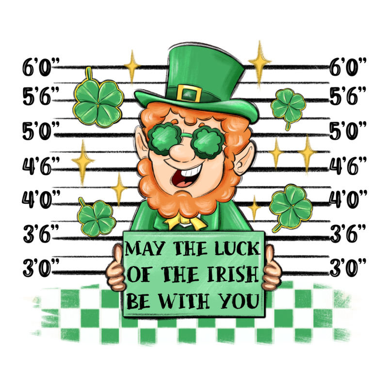 May The Luck Of The Irish Be With You Ladies Tee by MaliasSmallBusiness | Teevron