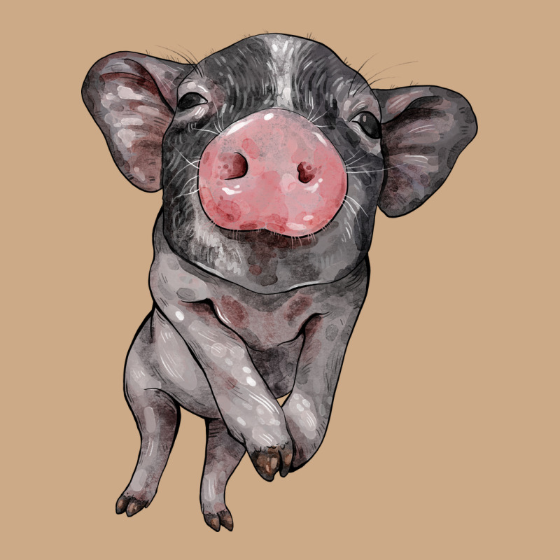 Baby Pig Vintage Hoodie by BarkalooDesign | Teevron