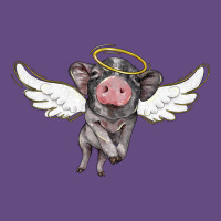 Angel Baby Pig Vintage Hoodie | Teevron