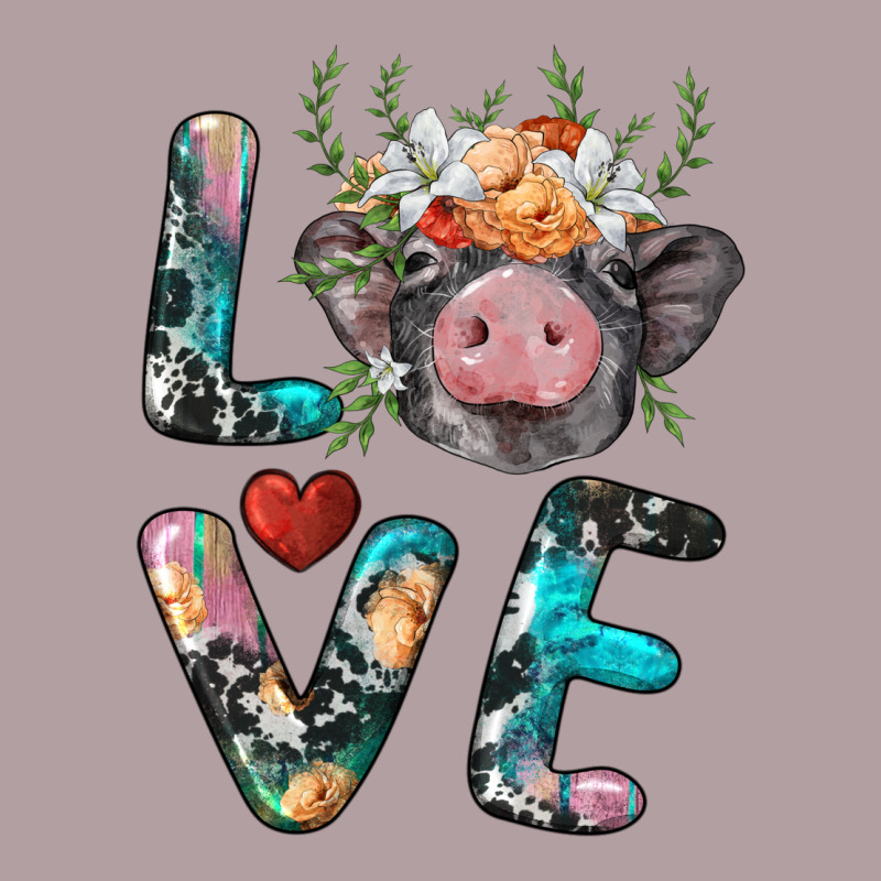 Pig Love Vintage Hoodie by BarkalooDesign | Teevron