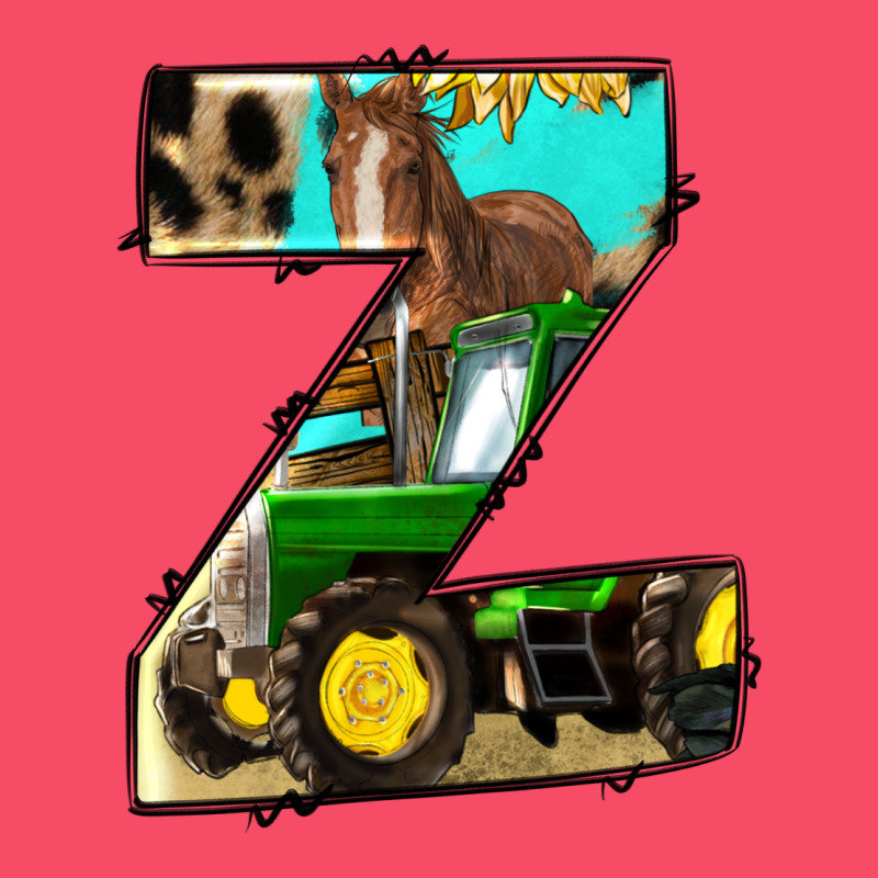 Farm Life Alphabet Lowercase Letters Z Premium Sweatshirt by BundleAndBundleShop | Teevron