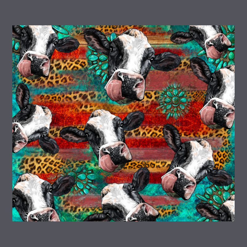 Holstein Cows With Gemstone Vintage Hoodie by BarkalooDesign | Teevron