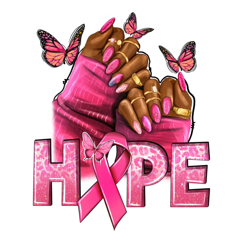 Hope Breast Cancer Nails Premium Tee by NancyCooperArtShop | Teevron