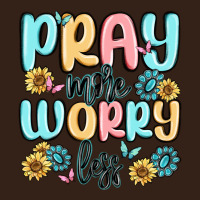 Pray More Worry Less Heavy Core Tee | Teevron