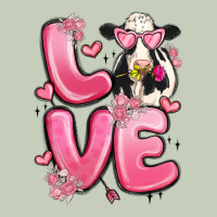 Love Cow Valentine's Day Ladies Tee | Teevron