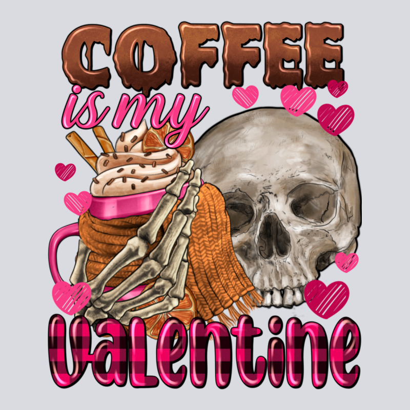 Coffee Is My Valentine Skull Zipper Hoodie by FaDigitalArtStudio | Teevron