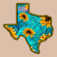 Sunflower Turquoise Texas Urban Heavy Tee | Teevron