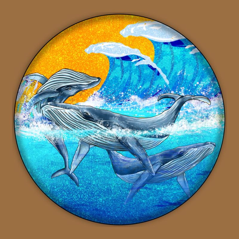 Humpback Whale Vintage Tee by BarkalooDesign | Teevron