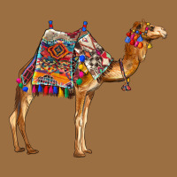Camel With Colorful Saddle Vintage Tee | Teevron