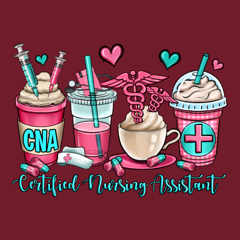 Cna Certified Nursing Assistant Coffee Cups Zipper Hoodie by OliviaCreatesArt | Teevron