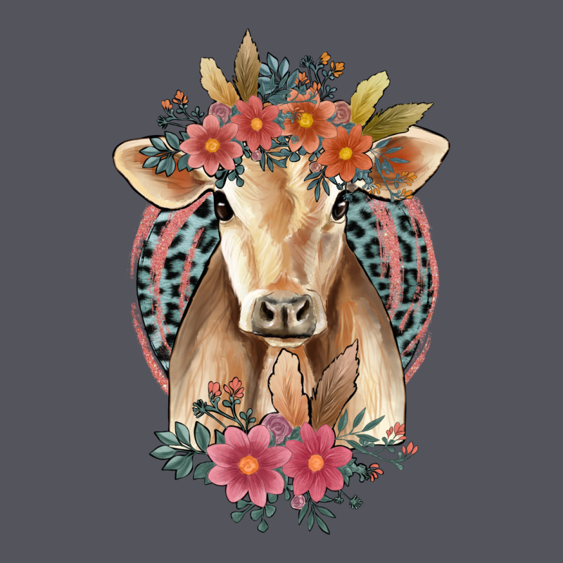 Flower Cow Vintage Hoodie by Jasminsmagicworld | Teevron