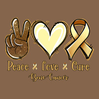 Peace Love Cure Bone Cancer Premium Tee | Teevron