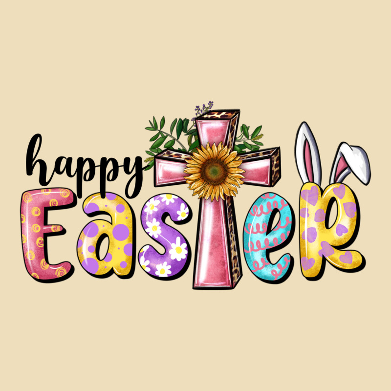 Happy Easter With Cross Premium Hoodie by RanaPortraitStore | Teevron