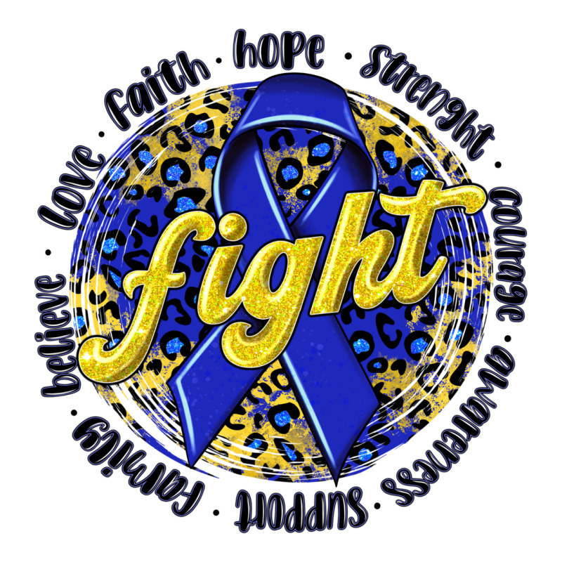 Fight Colorectal Cancer Premium Tee by NancyCooperArtShop | Teevron
