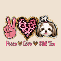 Peace Love Shih Tzu Urban Heavy Tee | Teevron