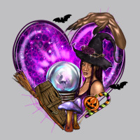 Halloween Heart With Witch Long Sleeve Tee | Teevron